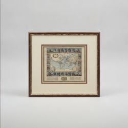 Quadro com Mapa-Múndi