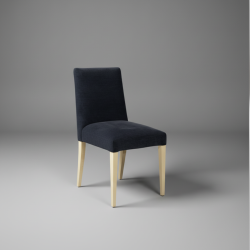 Cadeira de Chenille Azul