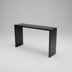 Consola moderna em madeira escura