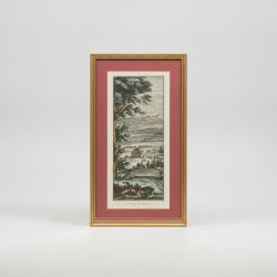 Quadro com Cena de Caça