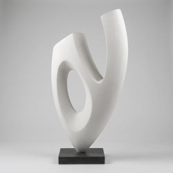 Peça Decorativa Escultórica Branca