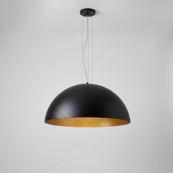 Candeeiro de Suspensão em Metal Preto 112cm