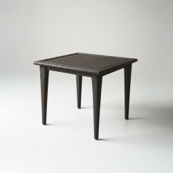 Mesa Exterior Polietileno Castanho Escuro