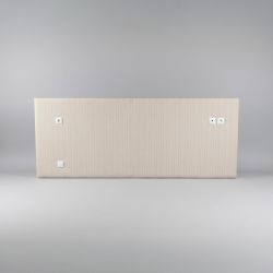 Cabeceira de Cama Bege 260x112