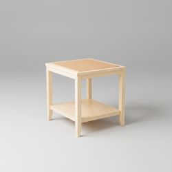 Mesa de Apoio Amarela c/Tampo em Pedra