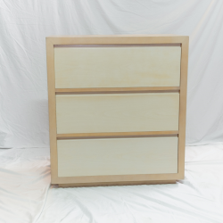 Cómoda em MDF com 3 gavetas