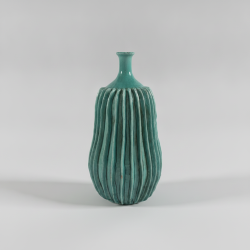 Vaso de Cerâmica Azul