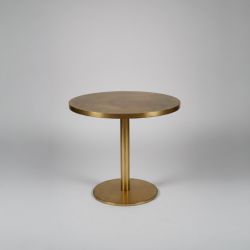 Mesa em Metal c/Tampo Circular (c/defeito)