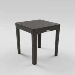 Mesa auxiliar em rattan