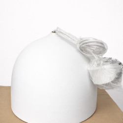 Abat-jour de Teto em Vidro Branco