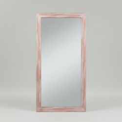 Espelho 130x60cm c/Moldura Rosa