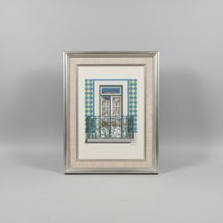 Quadro Gravura de Fachada Portuguesa