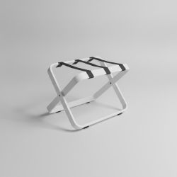 Porta-Malas em Metal Branco