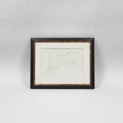 Quadro Esboço de Figura Feminina em Traço Minimalista
