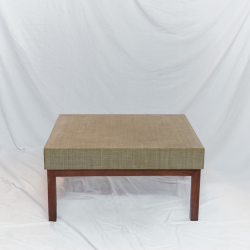 Conjunto de 2 mesas de apoio quadrada