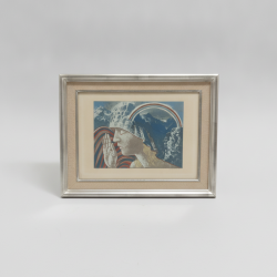Quadro Figura com Arco-Íris