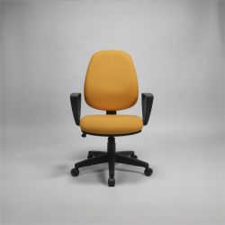 Cadeira de Escritório Amarela c/Rodas