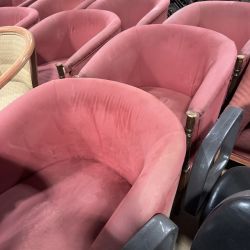 Poltrona Veludo Bordeaux