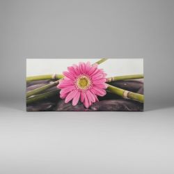 Quadro Fotográfico Flor Gerbera 80x35cm
