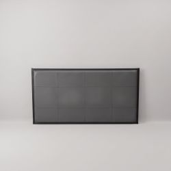 Cabeceira de Cama Dupla c/Painel Decorativo