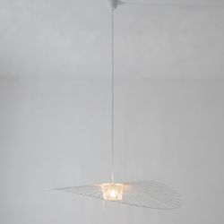 Candeeiro Suspenso Estilo Chapéu Branco