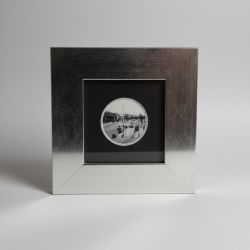 Quadro Decorativo c/Moldura Prateada