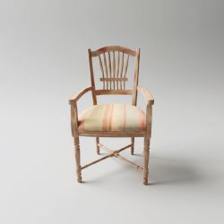 Conjunto de 6 Cadeiras de Madeira Rosa