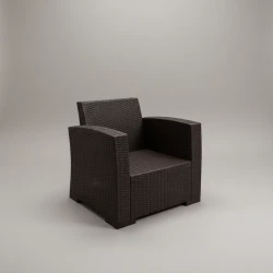 Poltrona de exterior em rattan