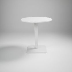 Mesa redonda branca moderna