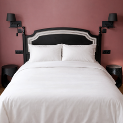 Cabeceira de Casal Clássica Preta