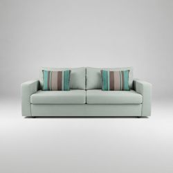 Sofá-Cama Azul Bebé