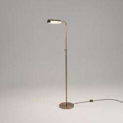 Candeeiro de Pé de Metal Dourado
