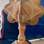 Candeeiro Palhinha e Madeira Pinho