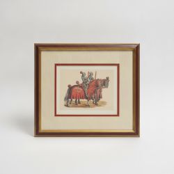 Quadro com Cavaleiros Medievais