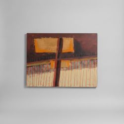 Quadro Composição Abstrata em Faixas