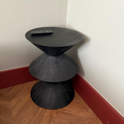 Conjunto de 2 mesas de apoio design contemporâneo