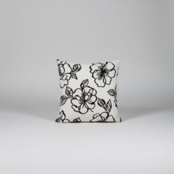 Almofada com Padrão Floral Quadrada