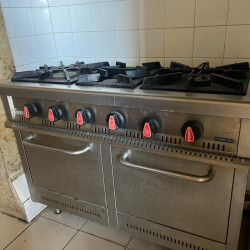 Fogão industrial de aço inox