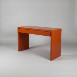 Consola Laranja em Madeira c/Gaveta