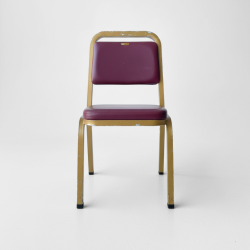 Cadeira de banquete com assento de vinil