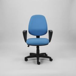 Cadeira de Escritório Azul c/Rodas