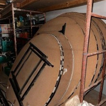 Mesa de banquetes redonda 150 cm e 180cm