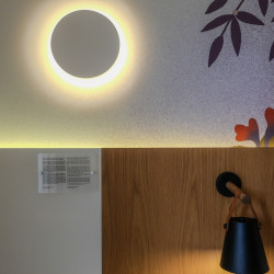 Aplique de parede circular