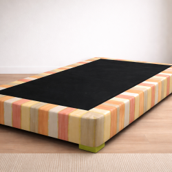 Sommier Estofado 90x200 – Tons Laranja