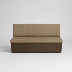 Banco estofado corrido