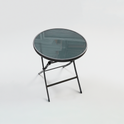 Mesa de Jardim com Tampo em Vidro