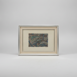 Quadro Paisagem Urbana em Mosaico