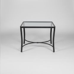 Mesa de Apoio em Ferro e Vidro