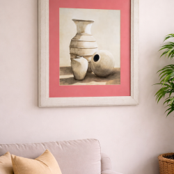 Quadro Decorativo com Vasos