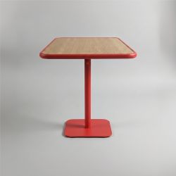 Mesa Metálica Vermelha